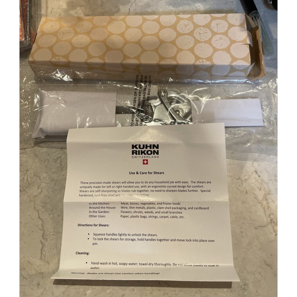 Kuhn Rikon Shears Scissors Multi Use Kitchen, Garden, and More